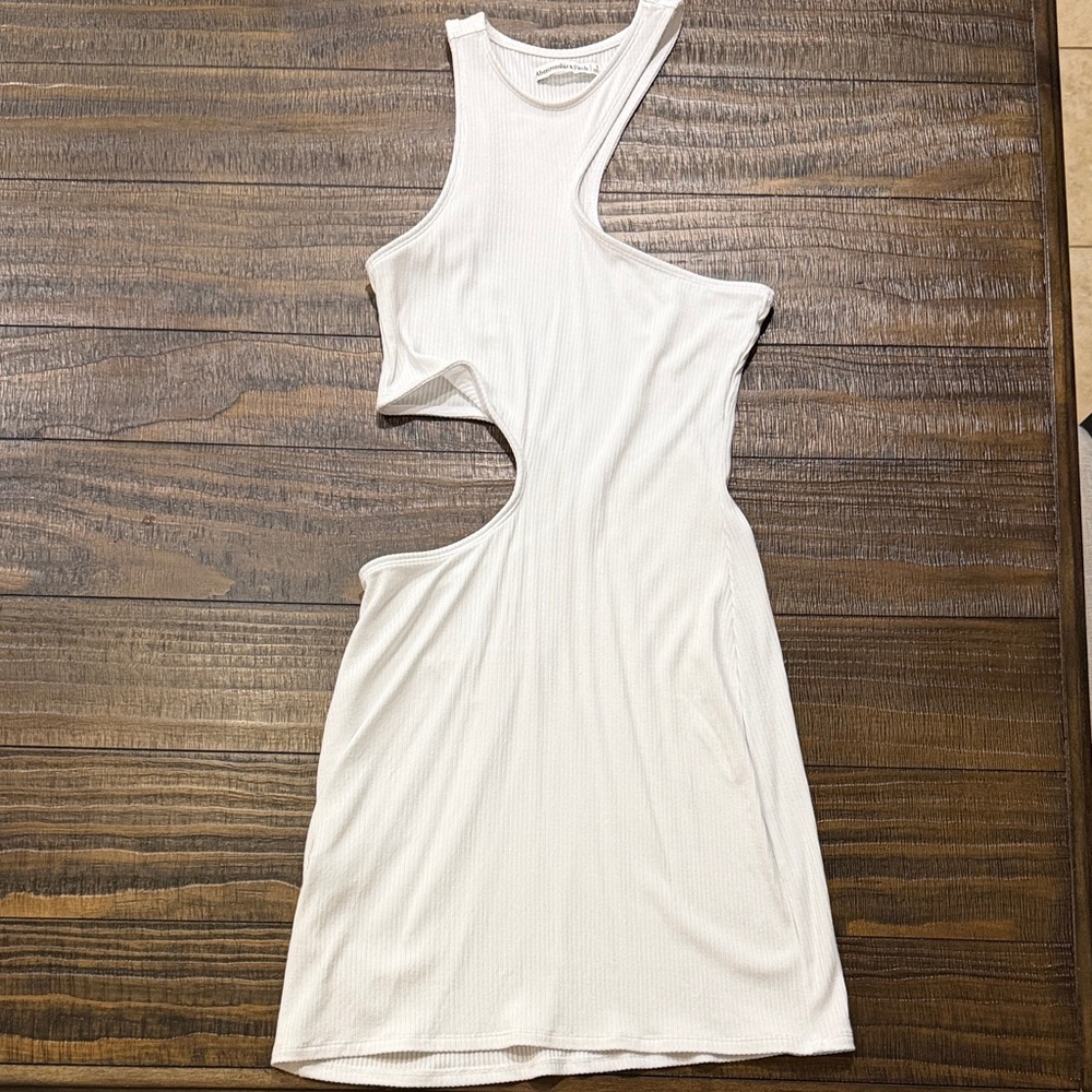 A&F White Cut-Out Dress
